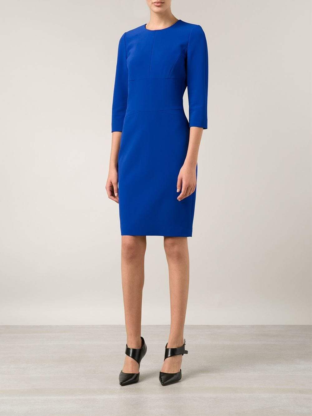 NARCISO RODRIGUEZ-Fitted Scuba Dress-