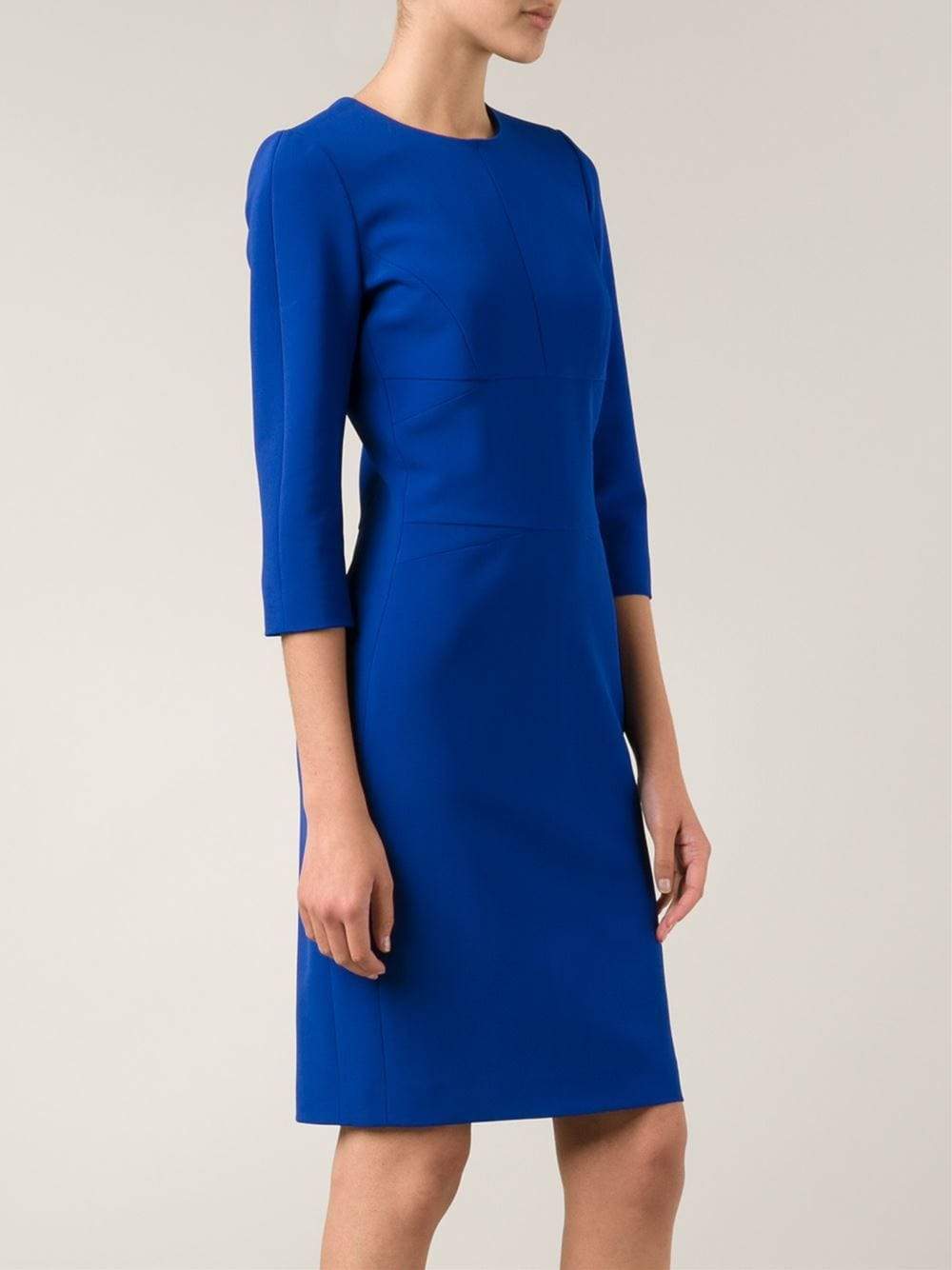NARCISO RODRIGUEZ-Fitted Scuba Dress-