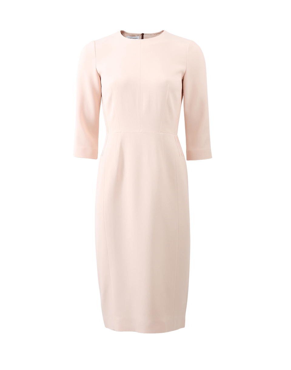 NARCISO RODRIGUEZ-Pin-Tuck Crepe Dress-