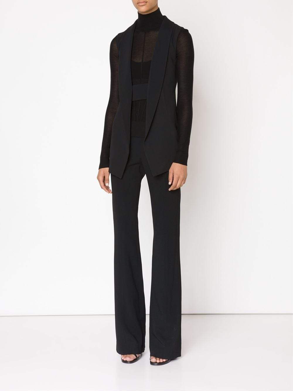 NARCISO RODRIGUEZ-Crepe Suit Vest-BLACK