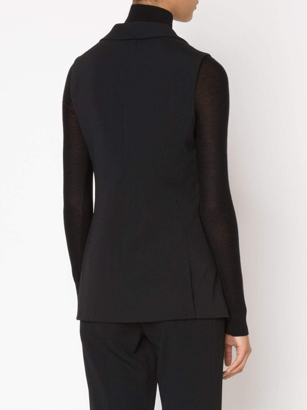 NARCISO RODRIGUEZ-Crepe Suit Vest-BLACK