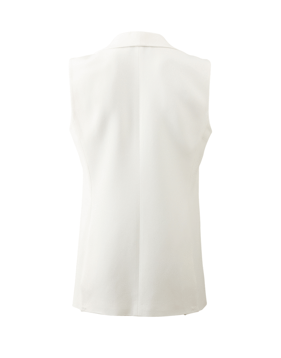 NARCISO RODRIGUEZ-Crepe Suit Vest-CHALK