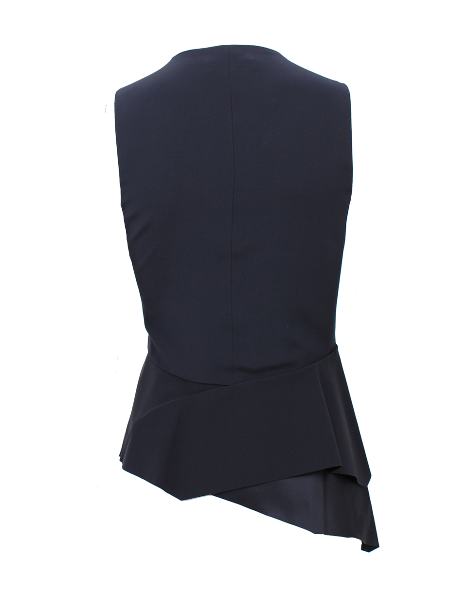 NARCISO RODRIGUEZ-V-Neck Peplum Vest-