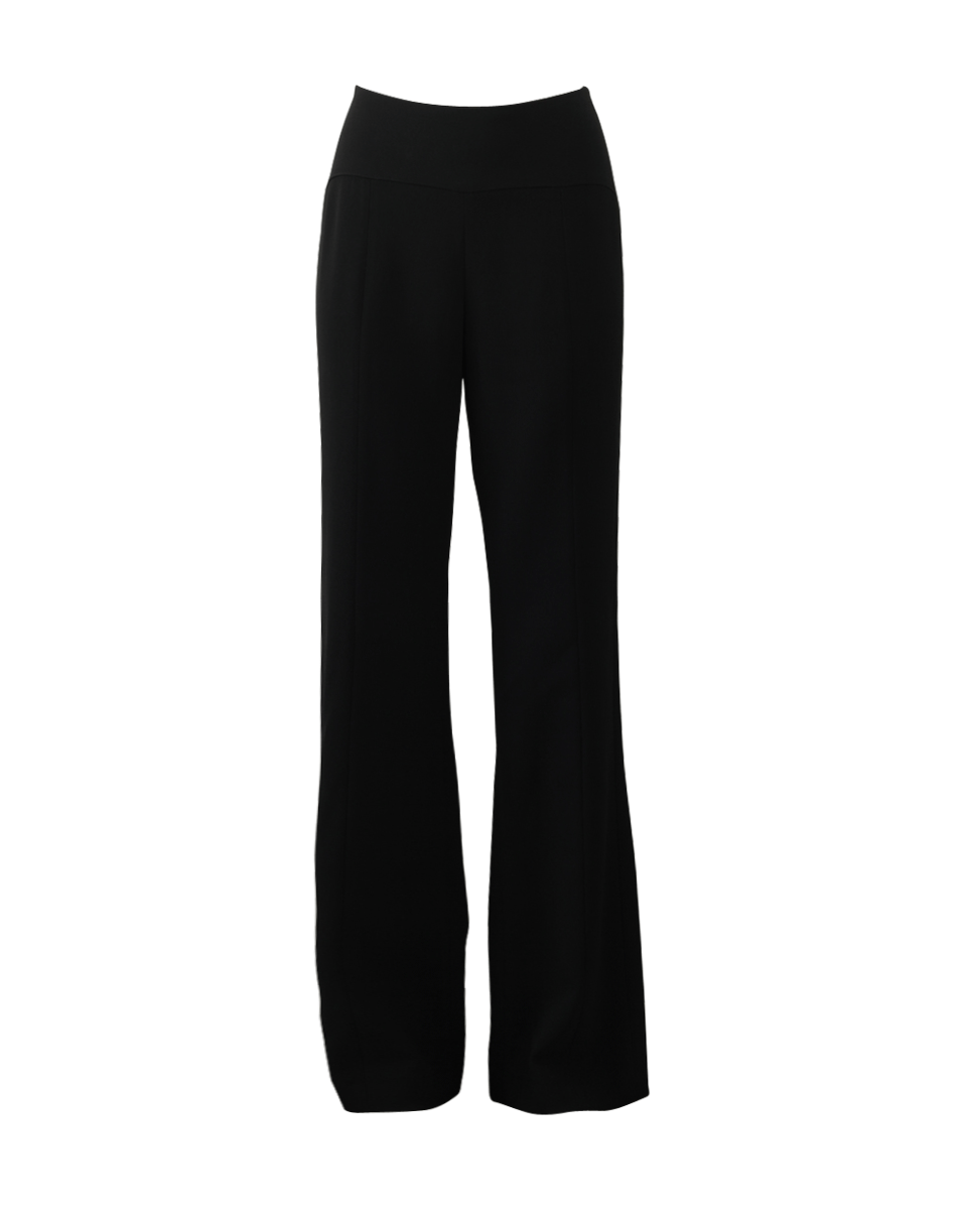 NARCISO RODRIGUEZ-High Rise Crepe Pant-