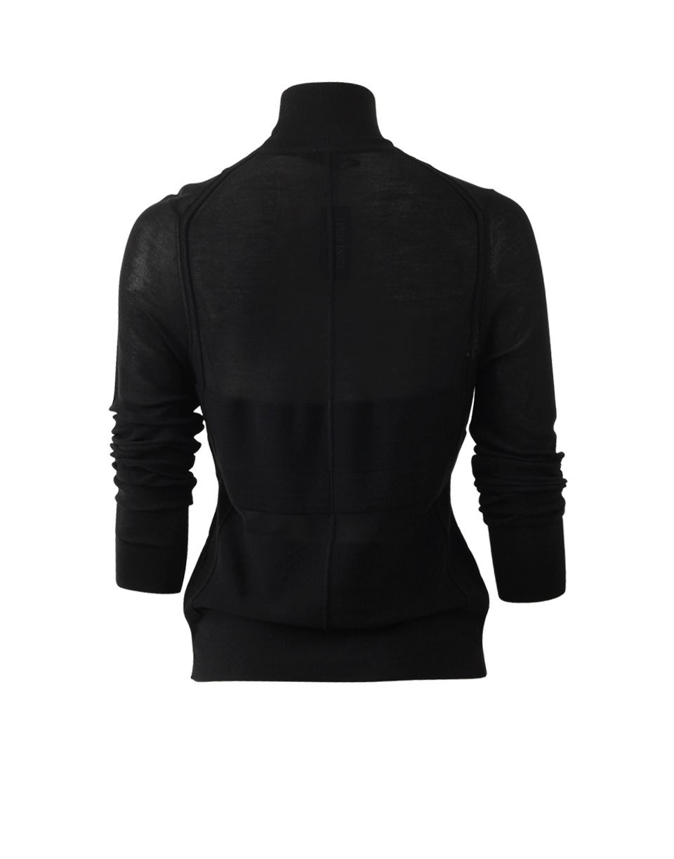 NARCISO RODRIGUEZ-Geometric Stitch Turtleneck-