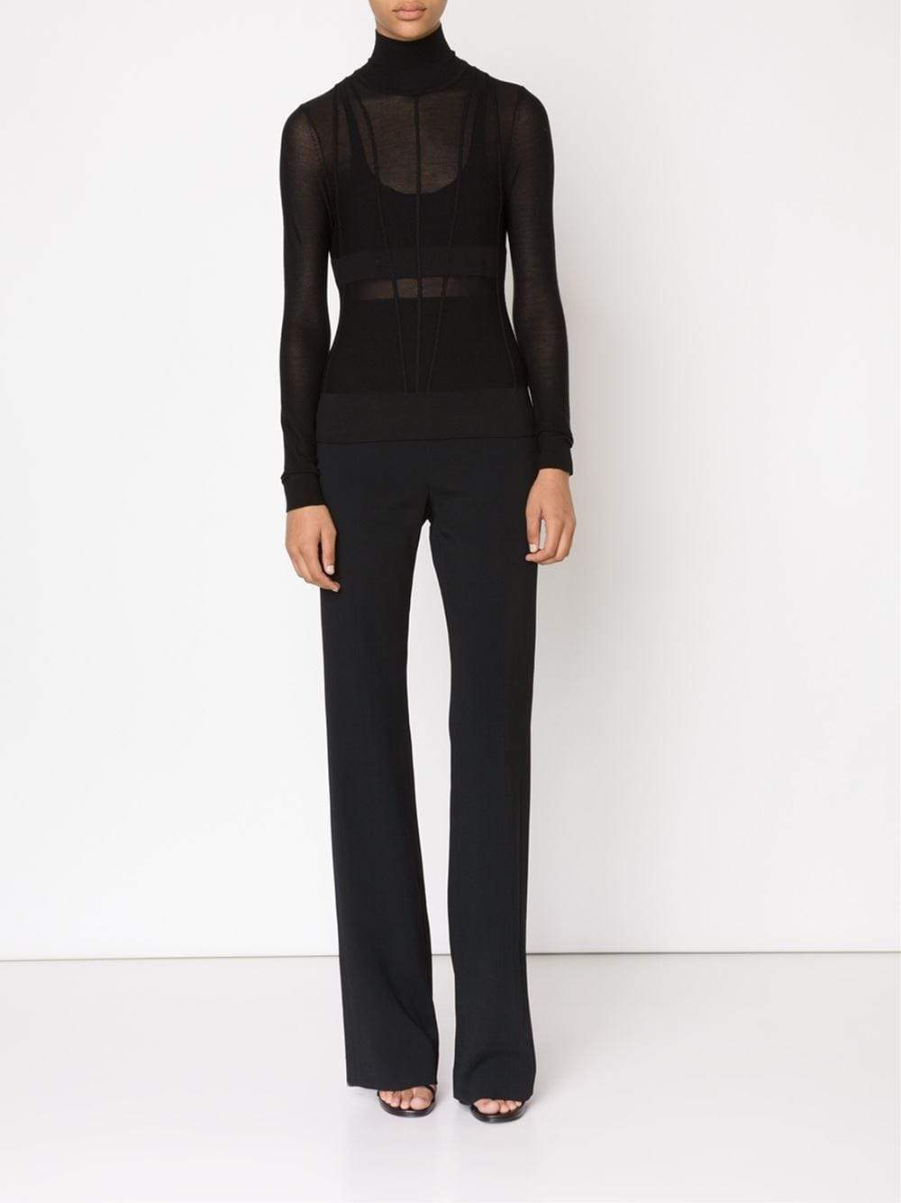NARCISO RODRIGUEZ-Geometric Stitch Turtleneck-
