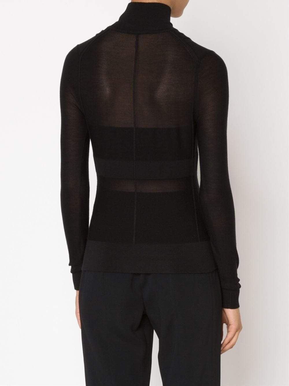 NARCISO RODRIGUEZ-Geometric Stitch Turtleneck-