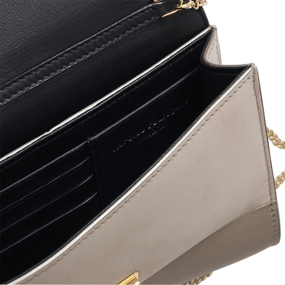 NARCISO RODRIGUEZ-Rachel Evening Clutch-CHAMPGNE