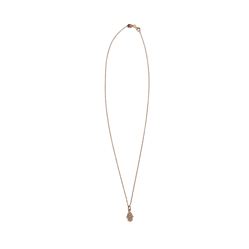 NETALI NISSIM-Chasma Pendant Necklace-ROSE GOLD