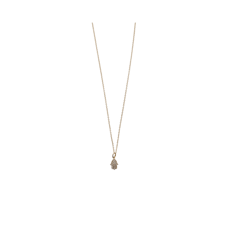 NETALI NISSIM-Hamsa Pendant Necklace-YELLOW GOLD