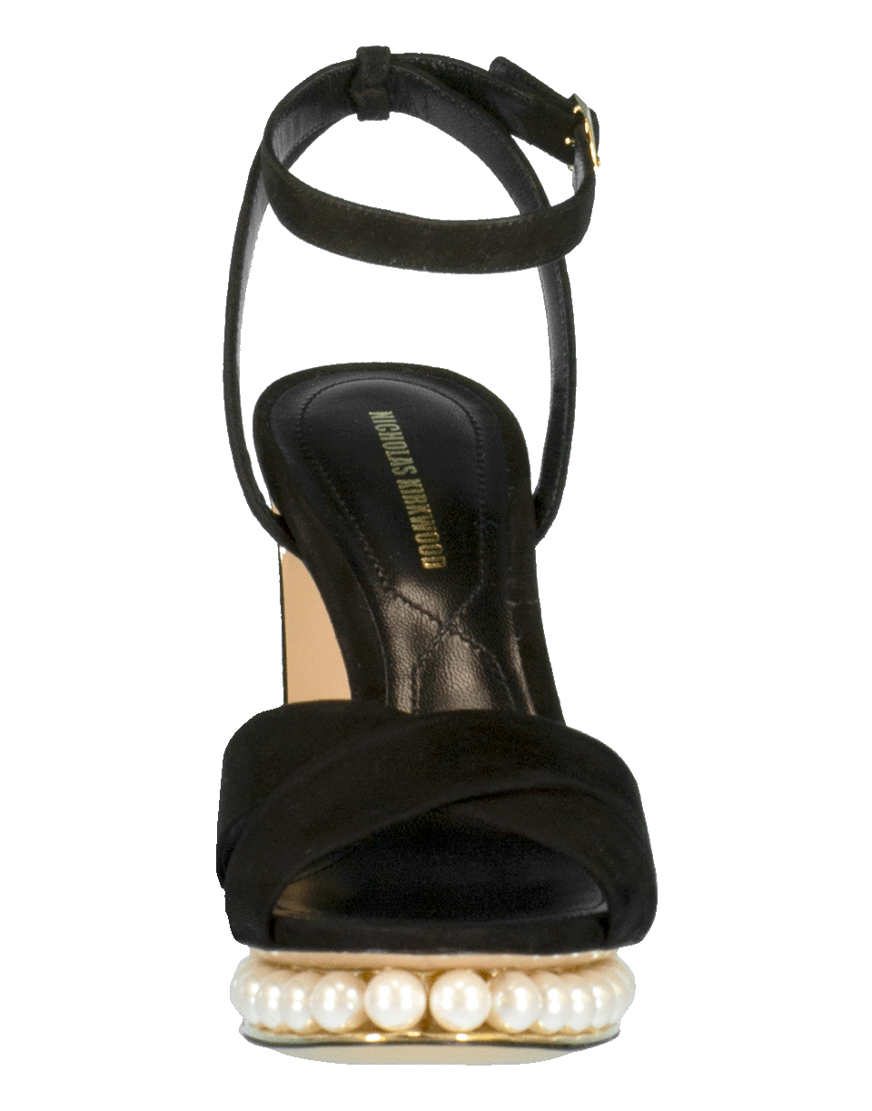 NICHOLAS KIRKWOOD-Black Casati Pearl Platform Sandal-