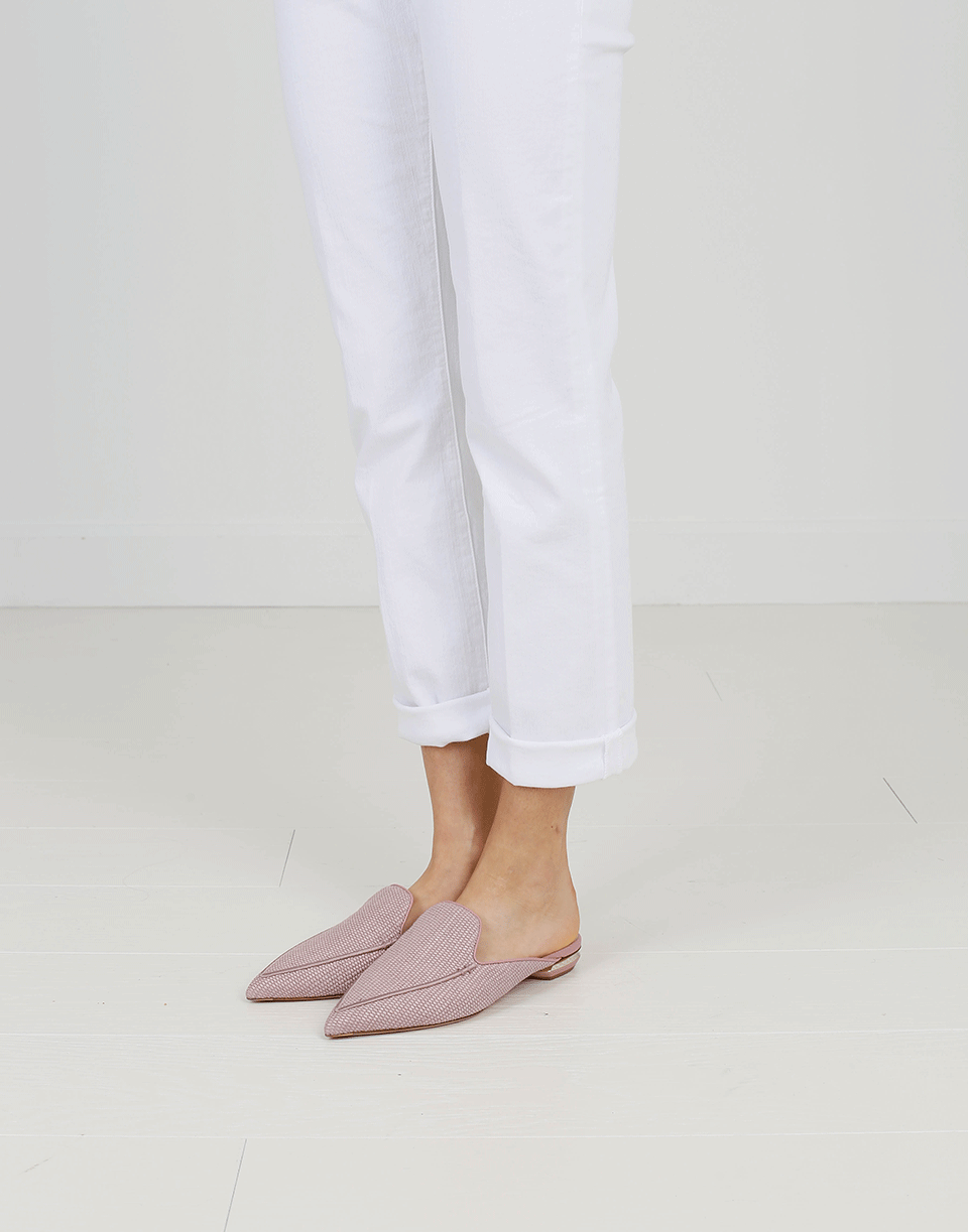 NICHOLAS KIRKWOOD-Raffia Beya Flat Mule-