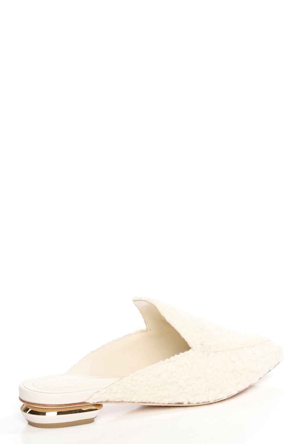 NICHOLAS KIRKWOOD-Beya Flat Mule - Natural-NATURAL