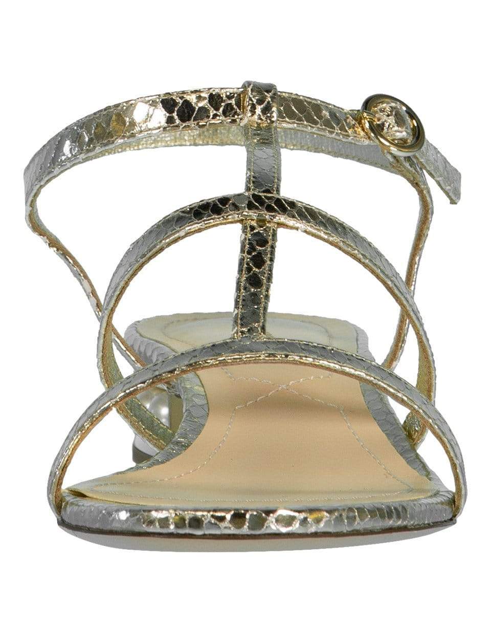 NICHOLAS KIRKWOOD-Snake Print Casati Strap Sandal-