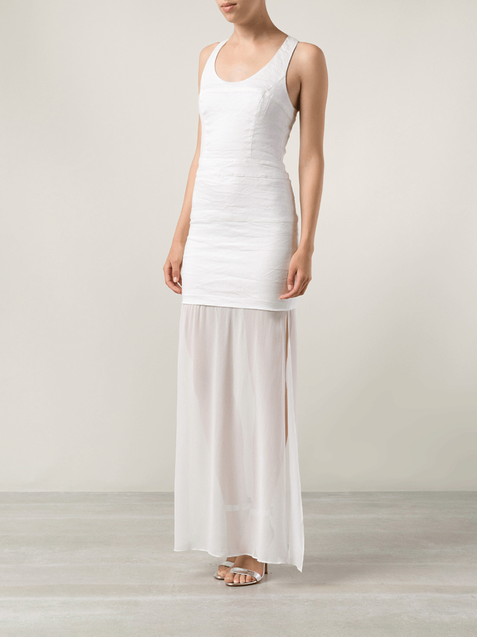 NICOLE MILLER-Lindsay Cotton Metal Dress-
