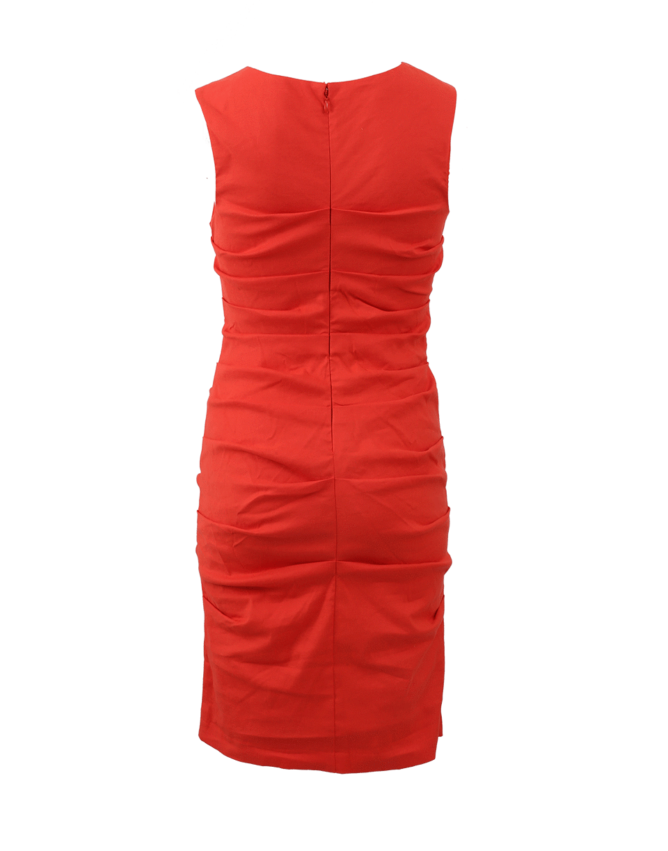 NICOLE MILLER-Lauren Stretch Linen Dress-