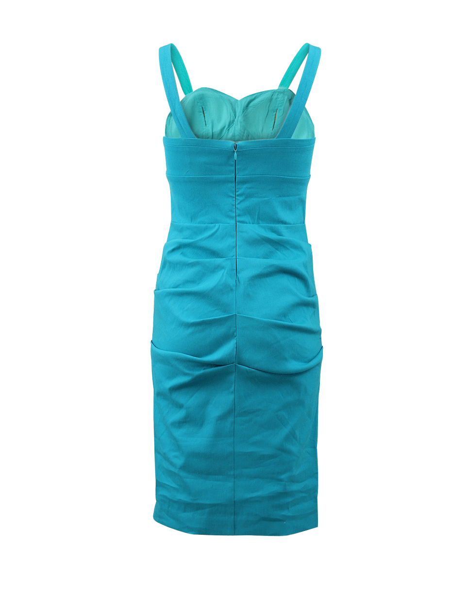 NICOLE MILLER-Sweetheart Tuck Dress-