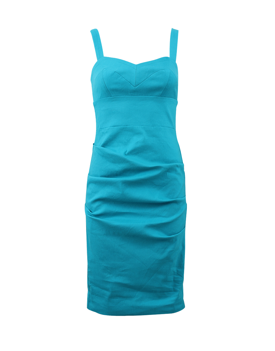 NICOLE MILLER-Sweetheart Tuck Dress-