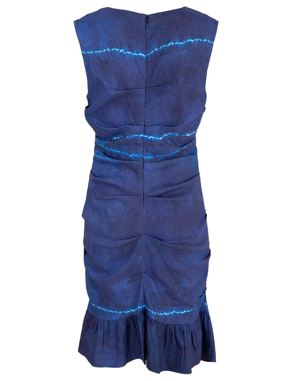 NICOLE MILLER-Shibori Striped Lauren Dress-