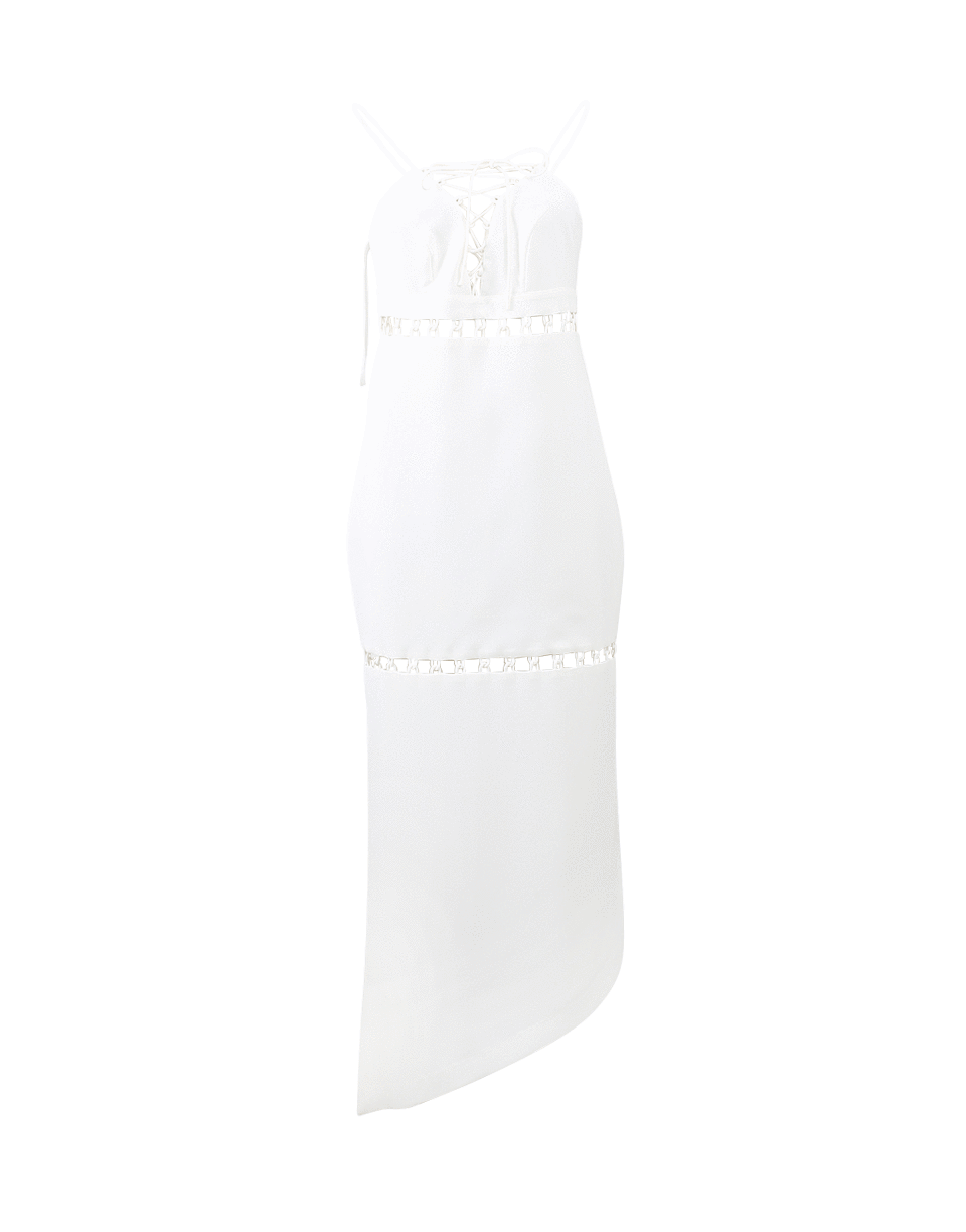 NICOLE MILLER-Techy Crepe Cut-Out Dress-