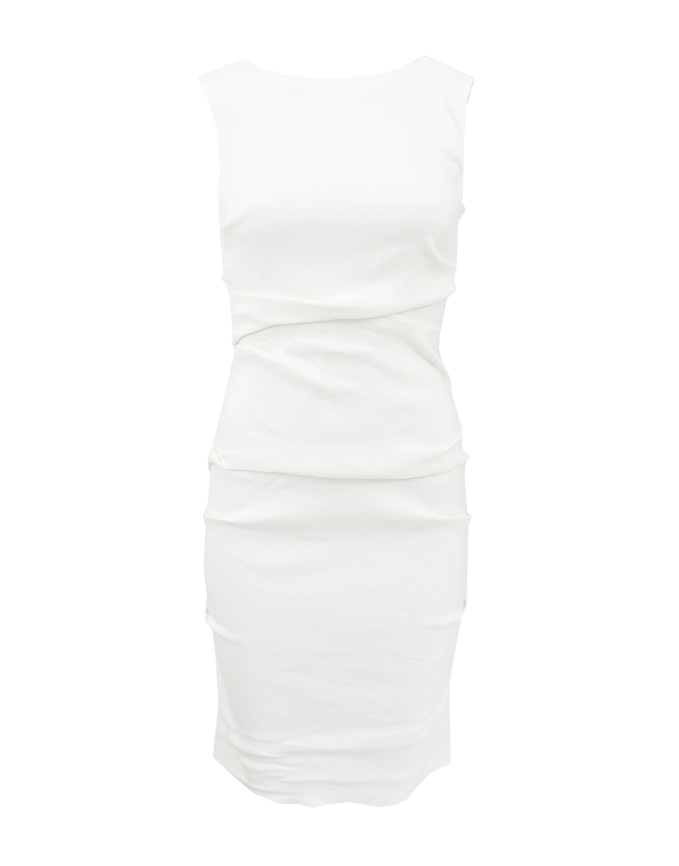 NICOLE MILLER-Lauren Linen Dress-