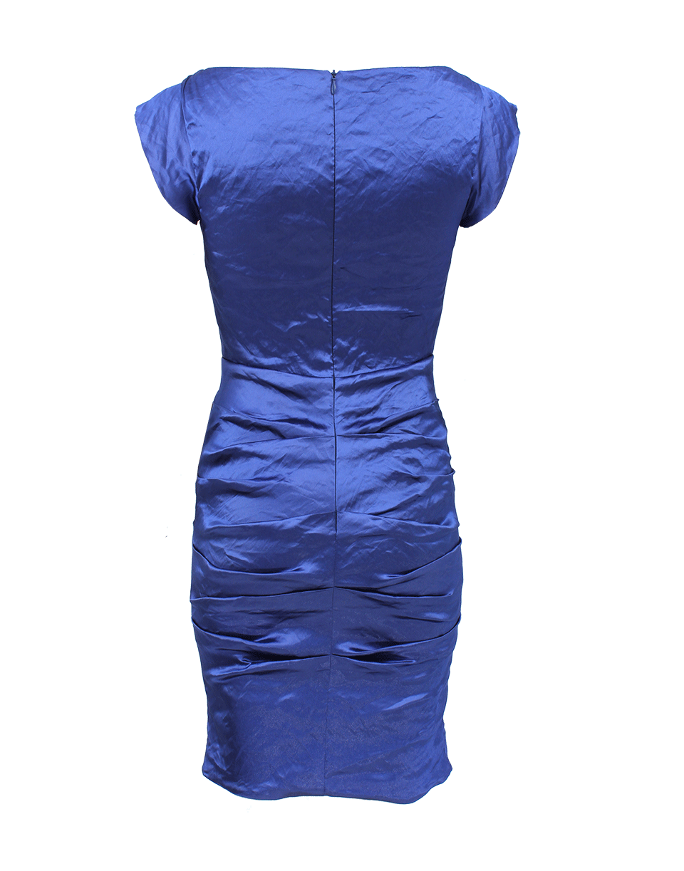 NICOLE MILLER-Techno Metal Cocktail Dress-
