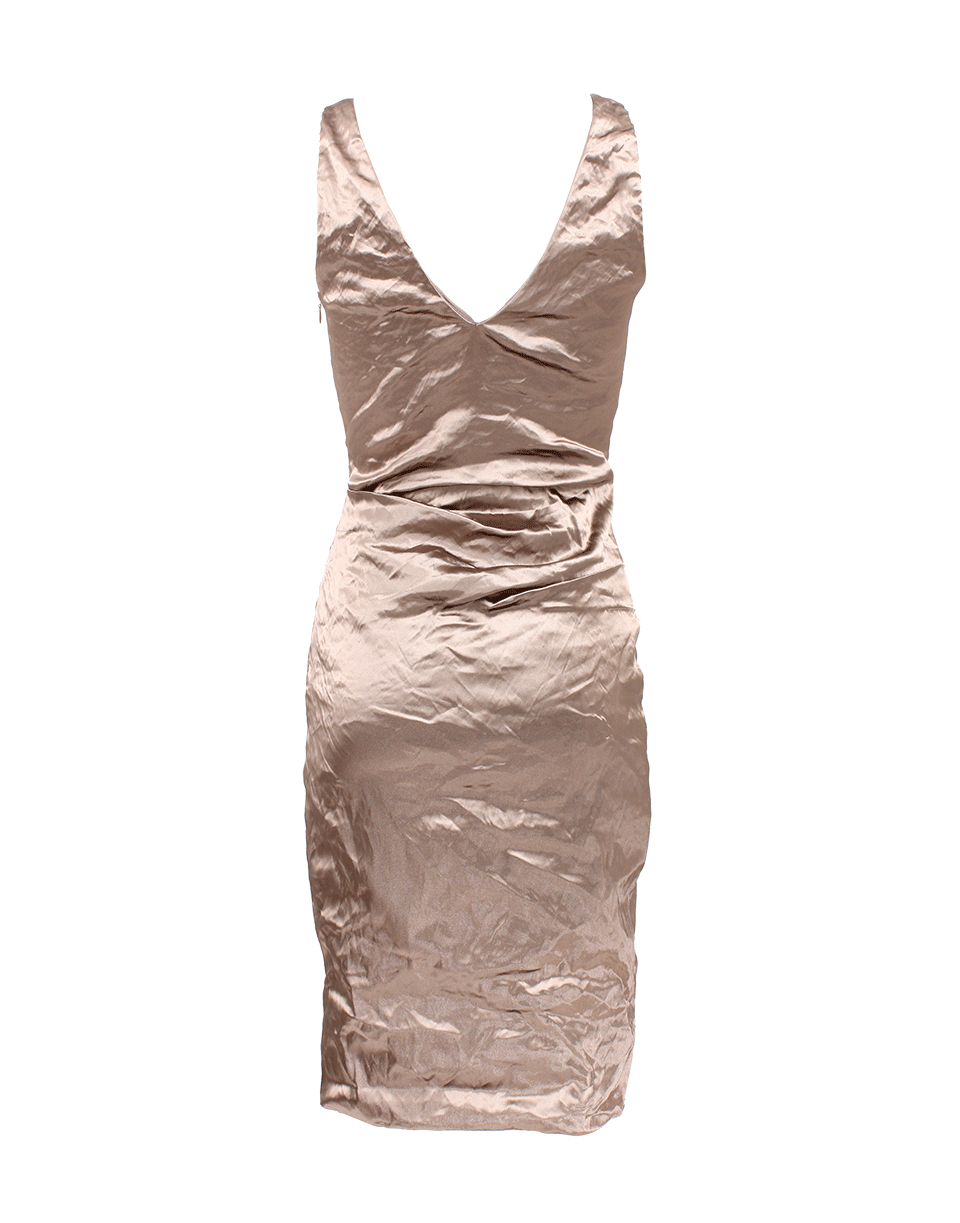 NICOLE MILLER-Ruched Cocktail Dress-