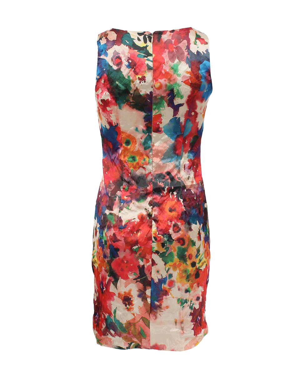 NICOLE MILLER-Floral Stretch Dress-