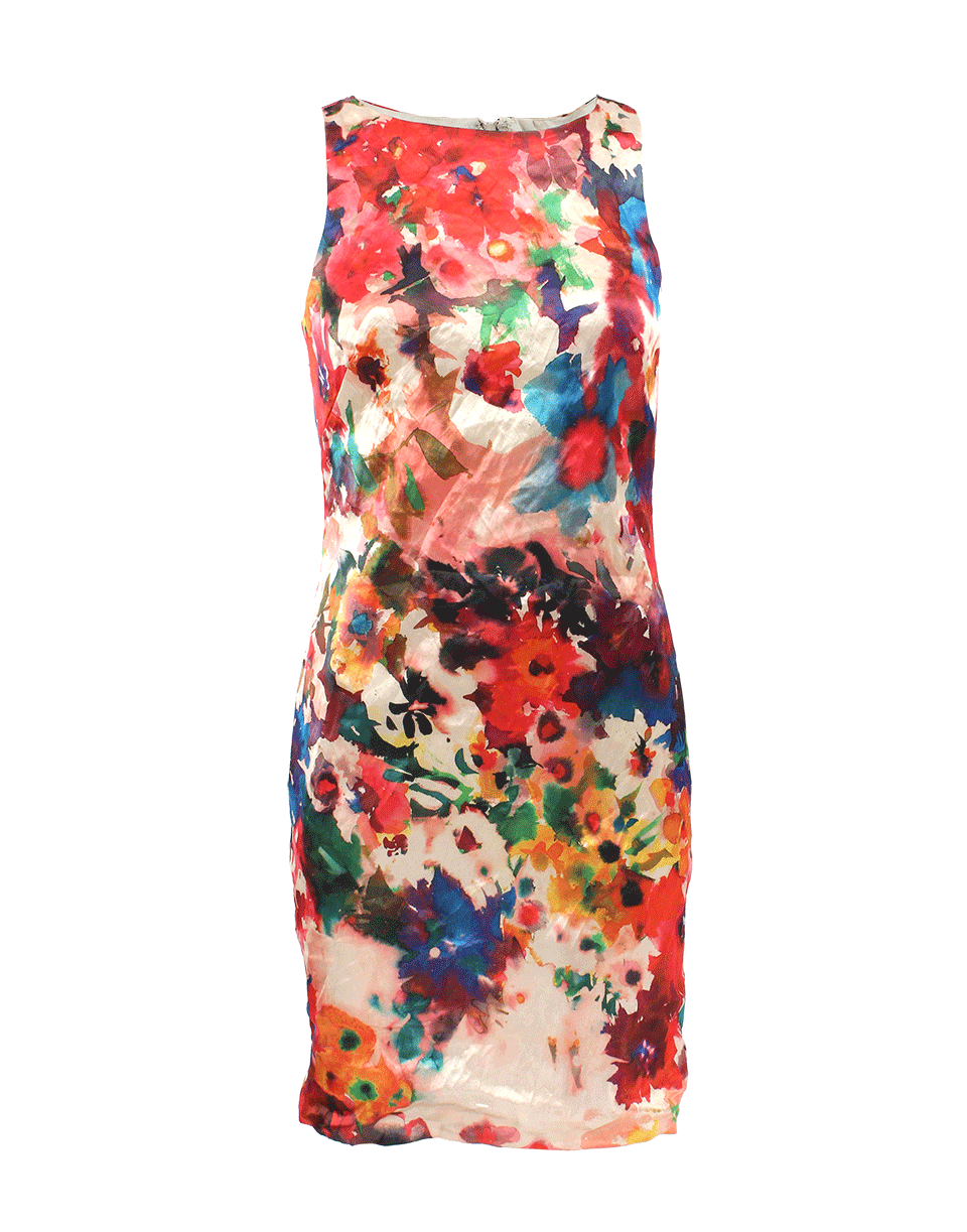 NICOLE MILLER-Floral Stretch Dress-