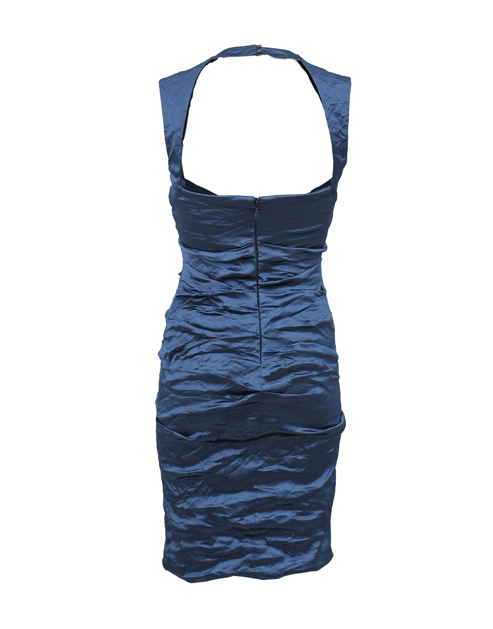 NICOLE MILLER-Techno Beaded Front Tank Dress-