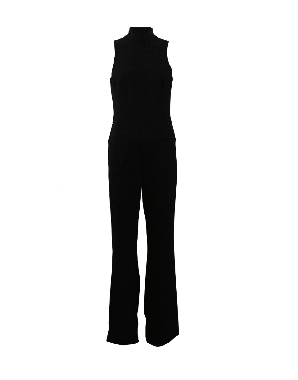 NICOLE MILLER-Stretch Tech Mock Neck Jumpsuit-