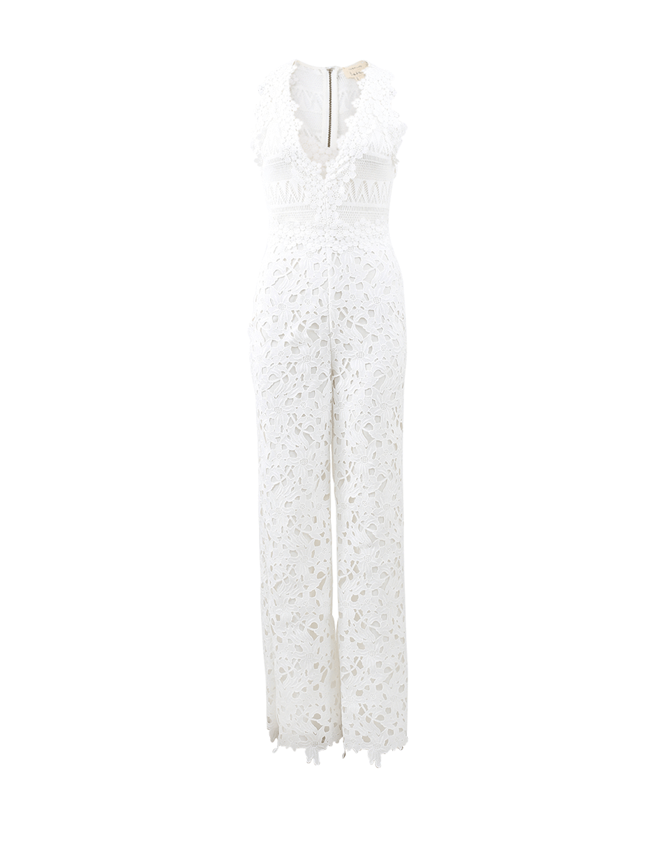 NICOLE MILLER-Lace Combo Jumpsuit-