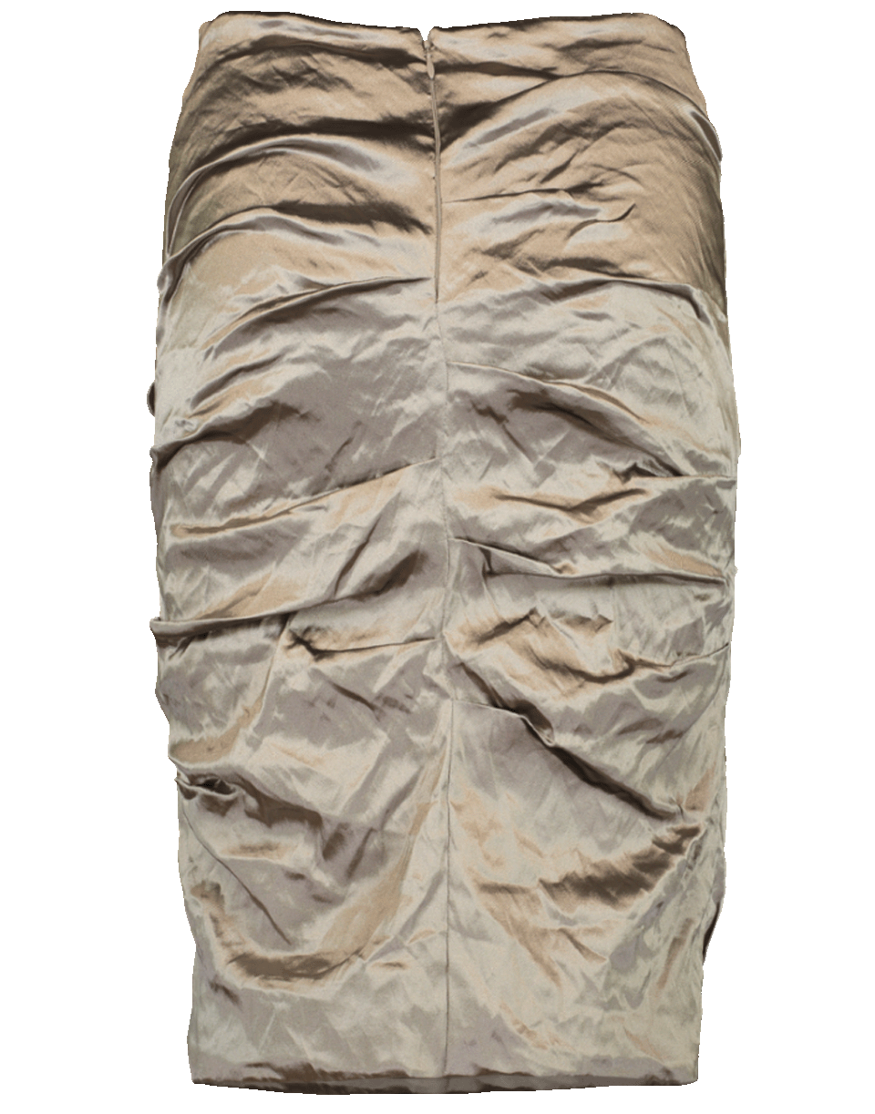NICOLE MILLER-Sandy Techno Metal Skirt-