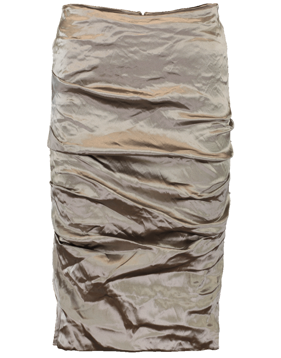 NICOLE MILLER-Sandy Techno Metal Skirt-