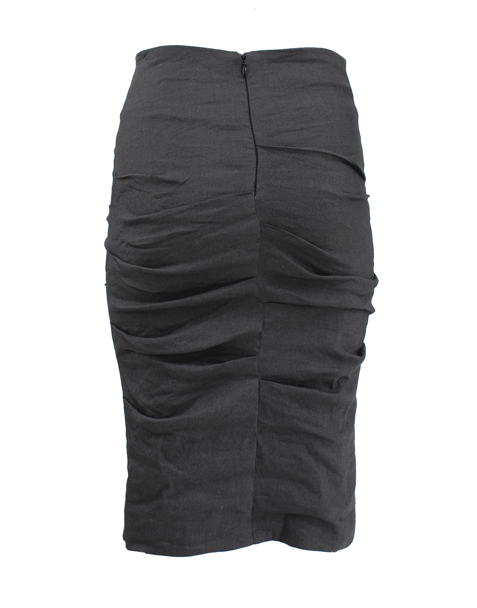 NICOLE MILLER-Signature Tucked Skirt-
