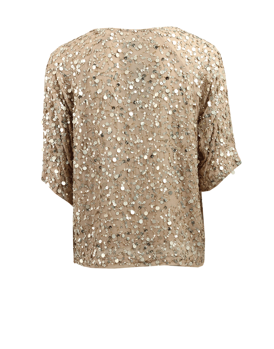 NICOLE MILLER-Sequin Top-