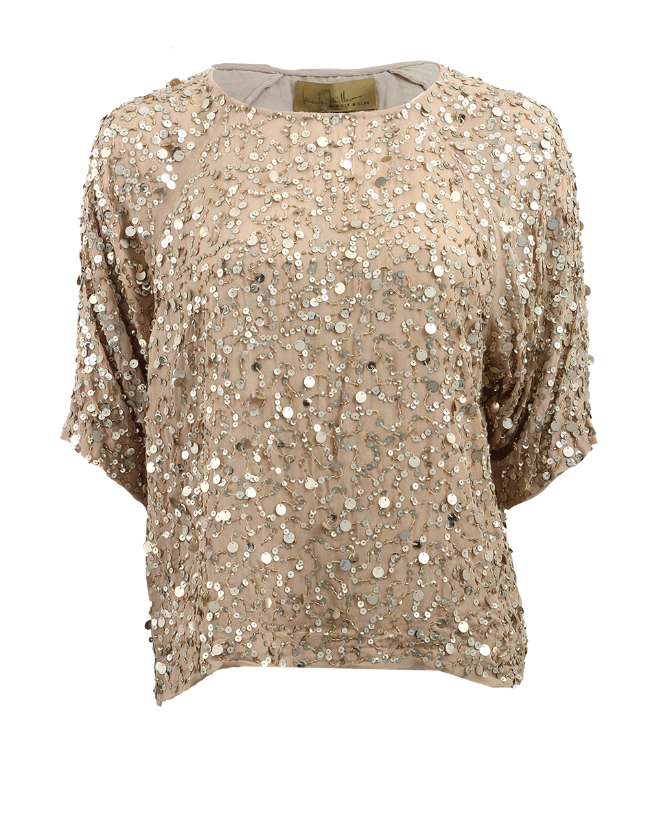 NICOLE MILLER-Sequin Top-