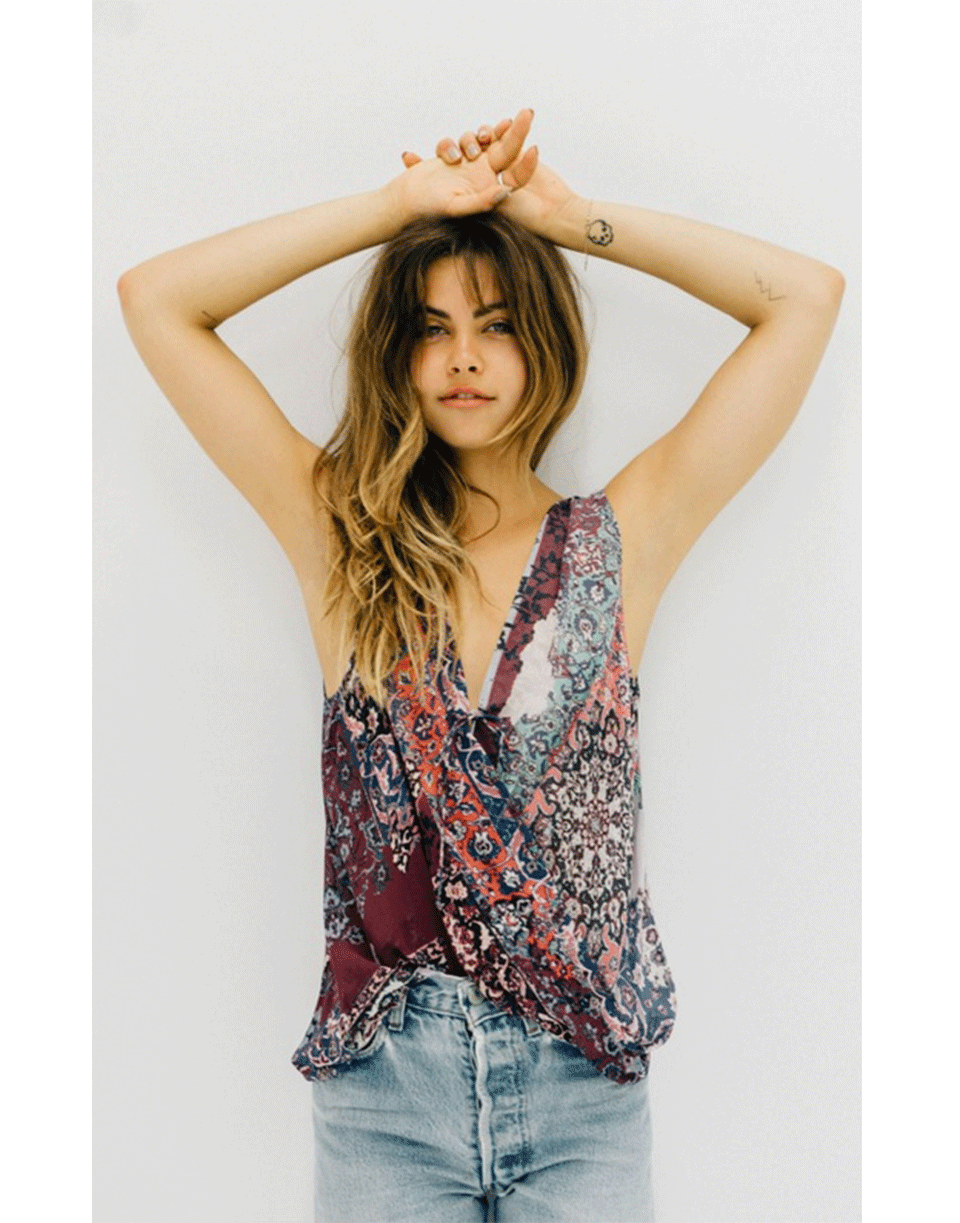 NICOLE MILLER-Magic Carpet Draped Top-