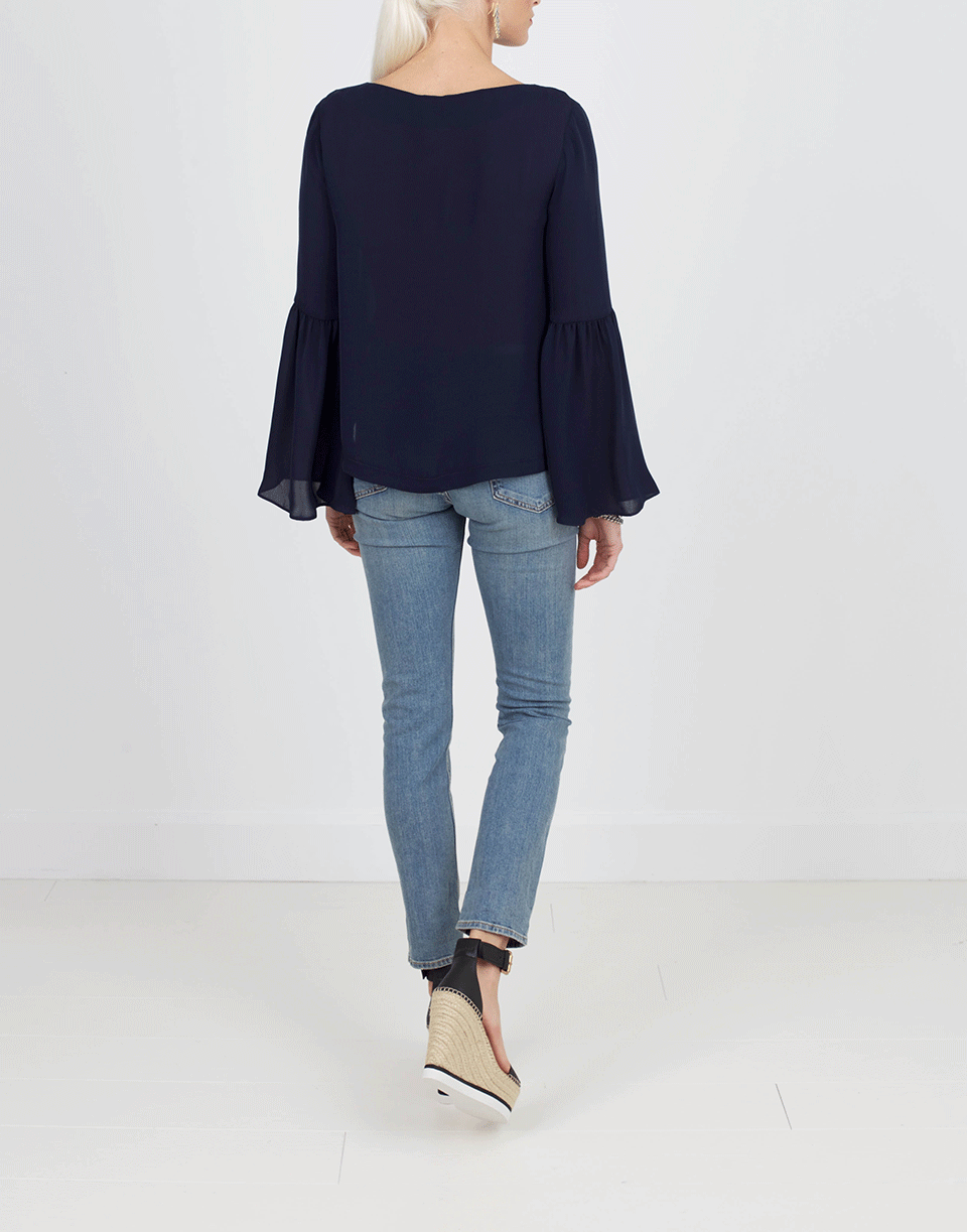 NICOLE MILLER-Bell Sleeve Top-