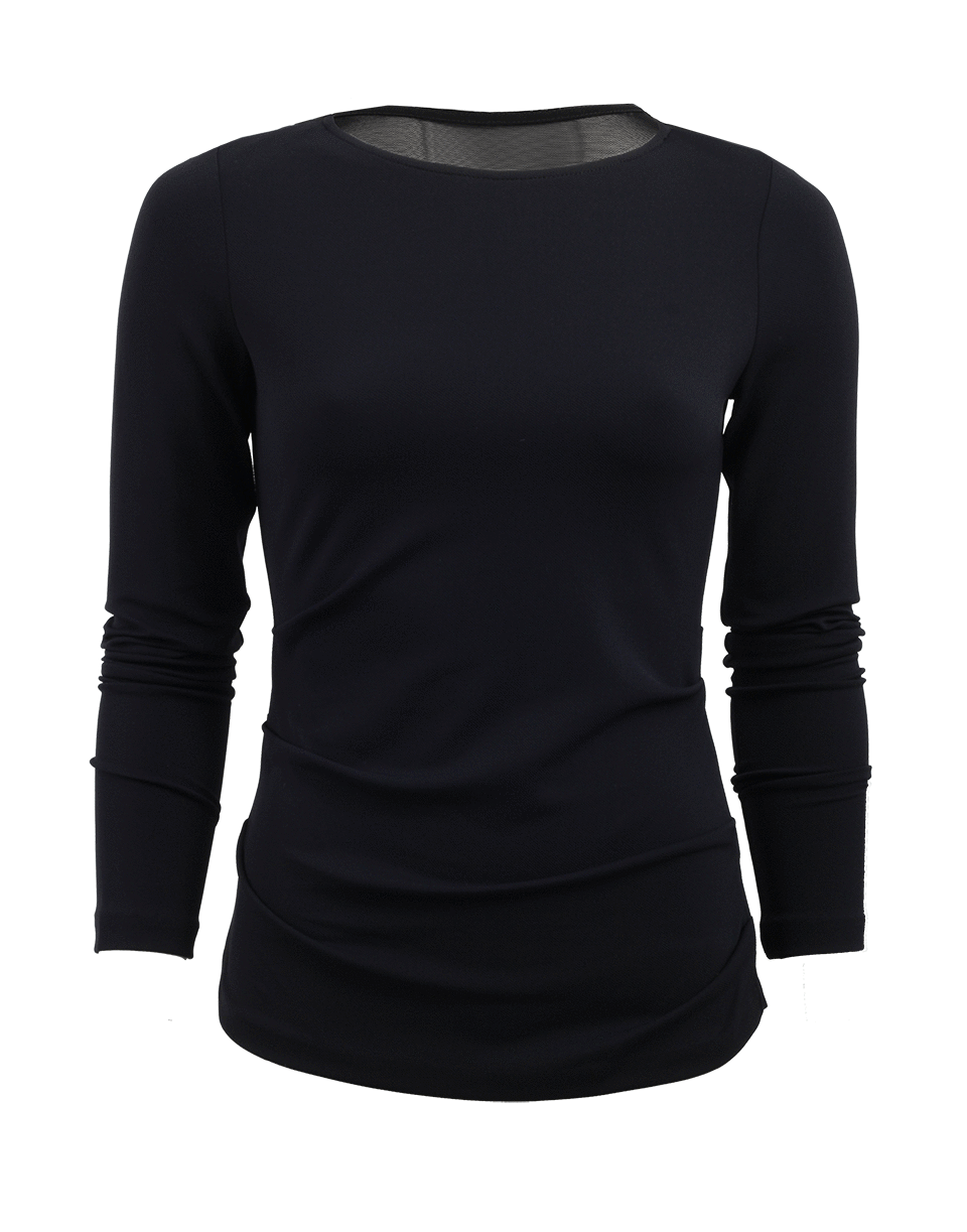 NICOLE MILLER-Twill Cupro Top-