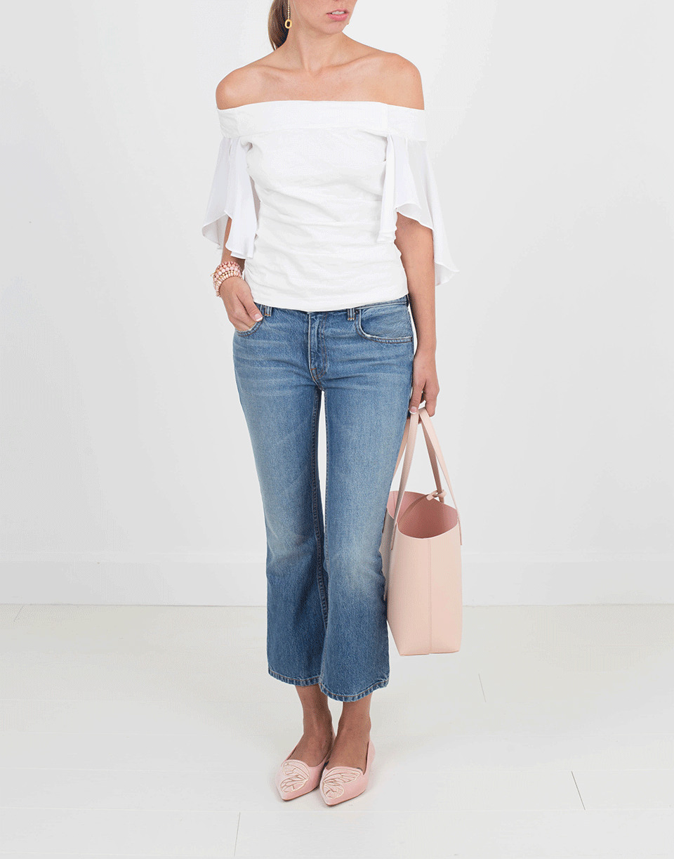 NICOLE MILLER-Cotton Metal Top-