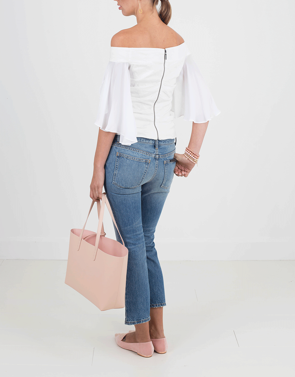 NICOLE MILLER-Cotton Metal Top-