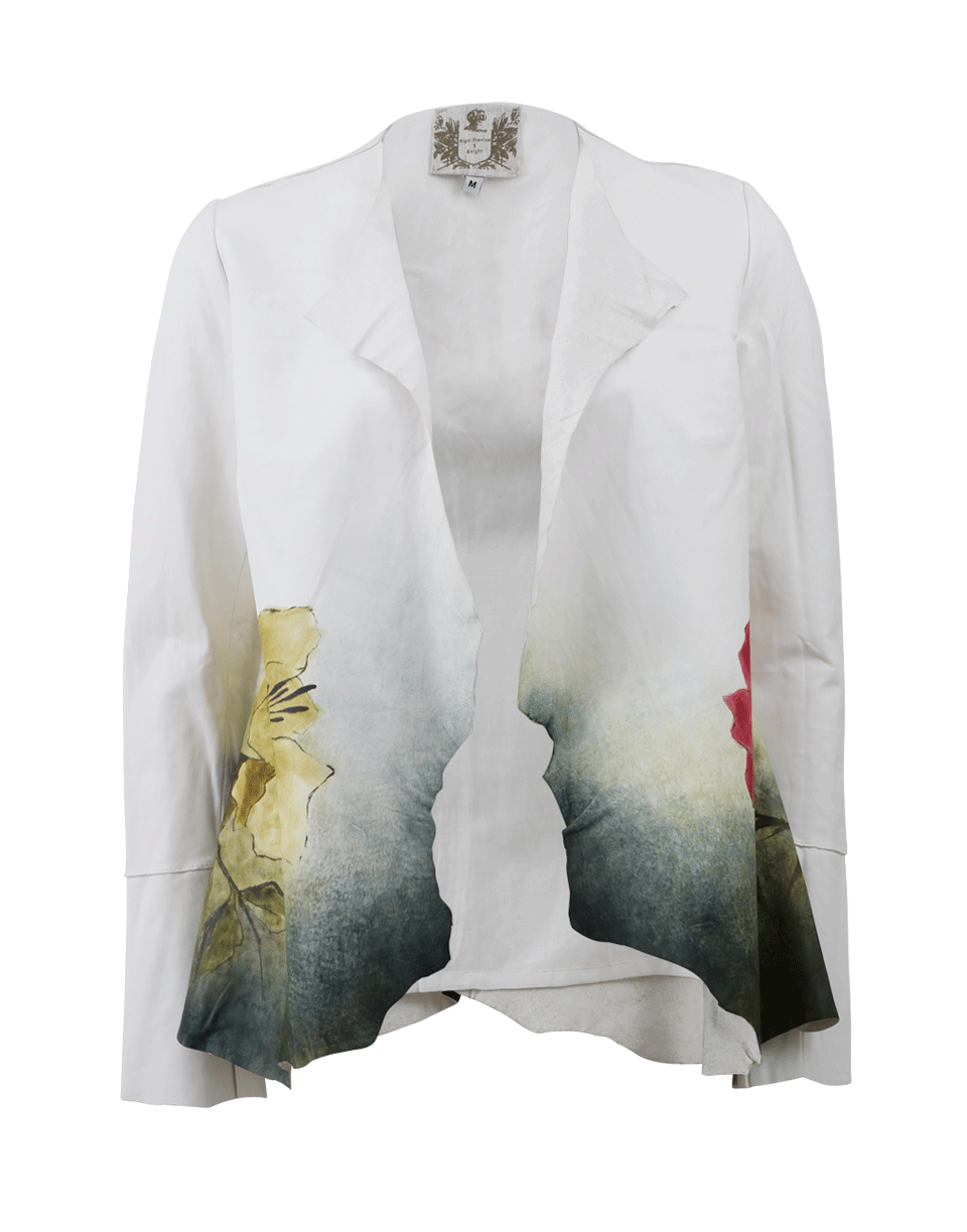 NIGEL PRESTON & KNIGHT-Flower Painted Bolero Jacket-