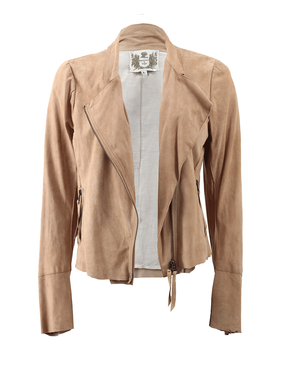 NIGEL PRESTON & KNIGHT-Delhi Biker Jacket-NUT