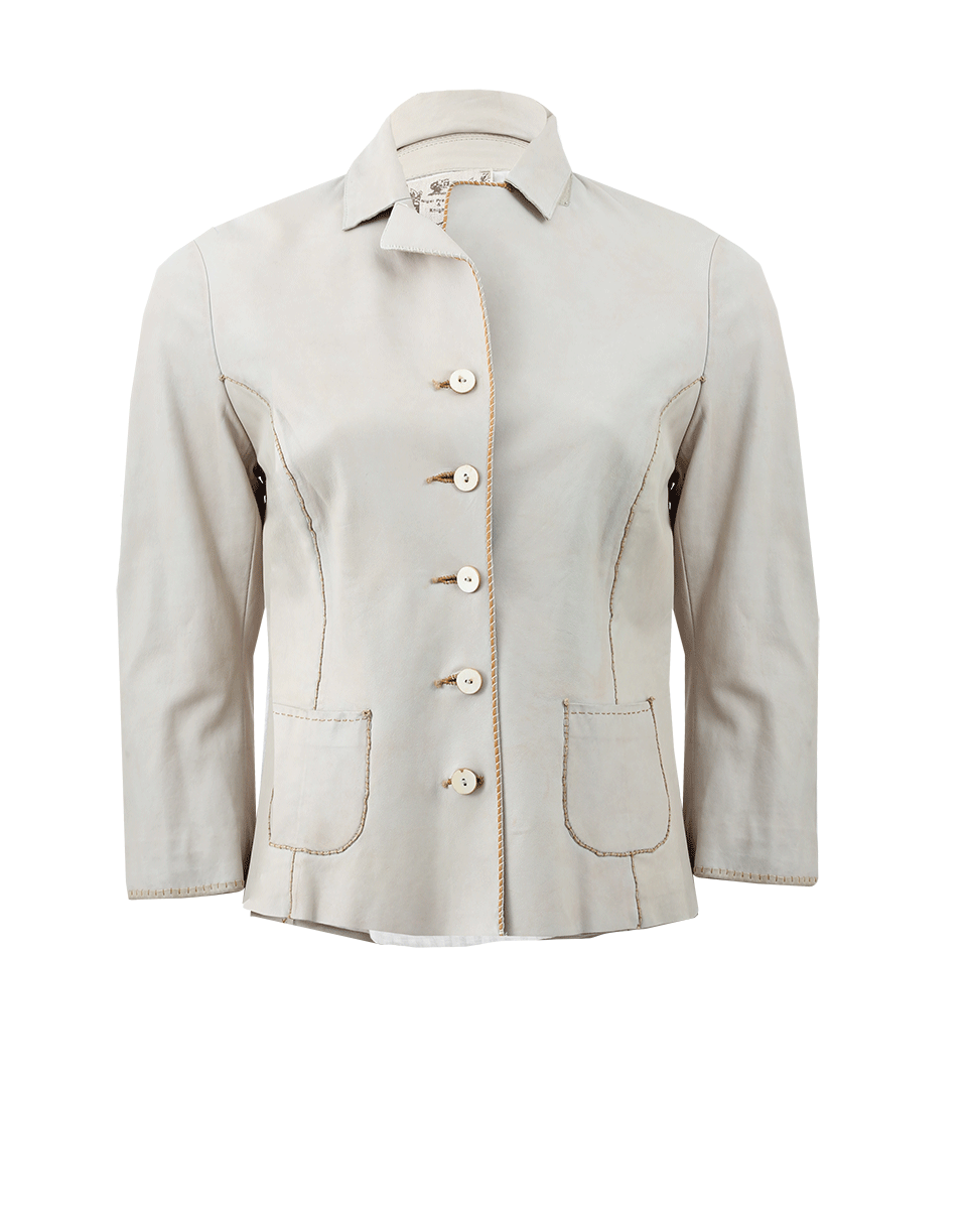 NIGEL PRESTON & KNIGHT-Safari Leather Jacket-NUT