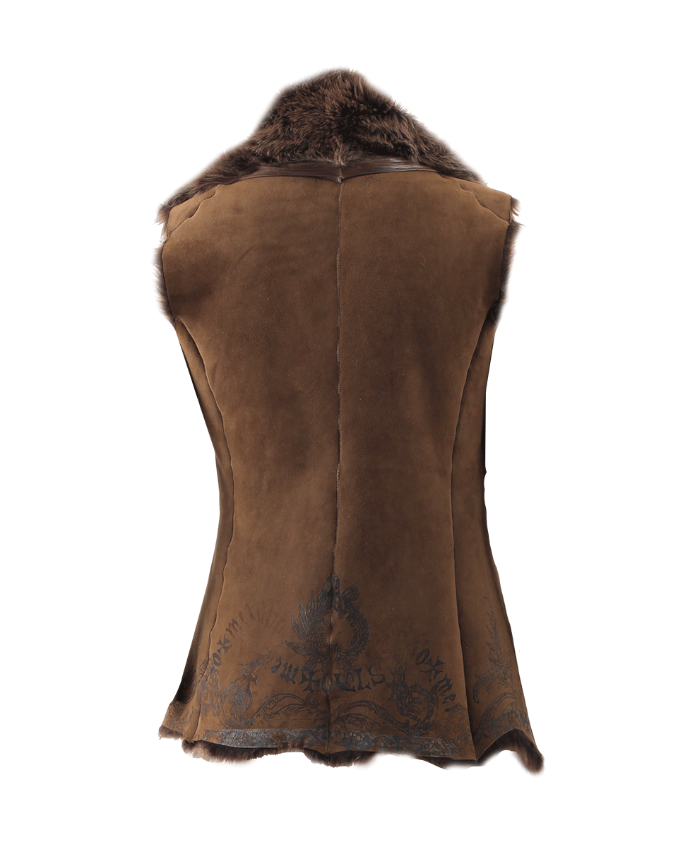 NIGEL PRESTON & KNIGHT-Branded Gilet-OLIVE