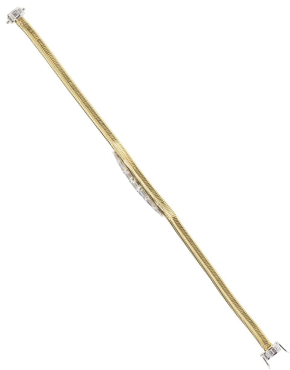 NIKOS KOULIS-Diamond Row Bracelet-YELLOW GOLD
