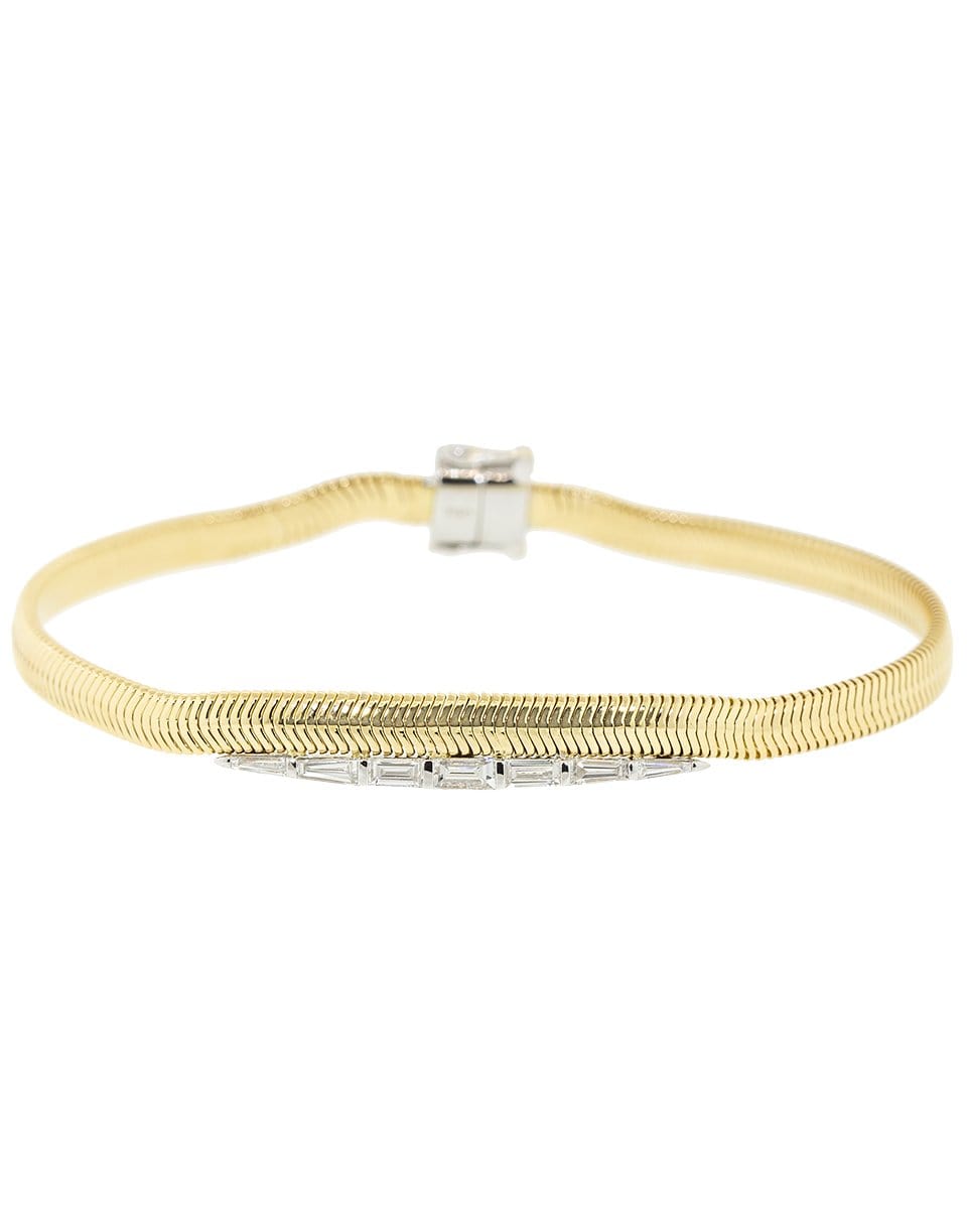 NIKOS KOULIS-Diamond Row Bracelet-YELLOW GOLD