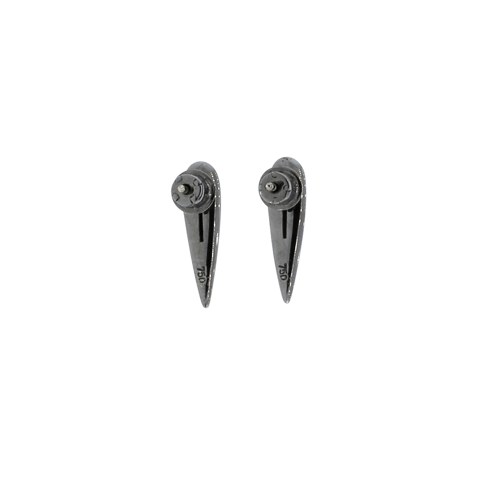 NIKOS KOULIS-Ruby Spectrum Earrings-BLACK GOLD