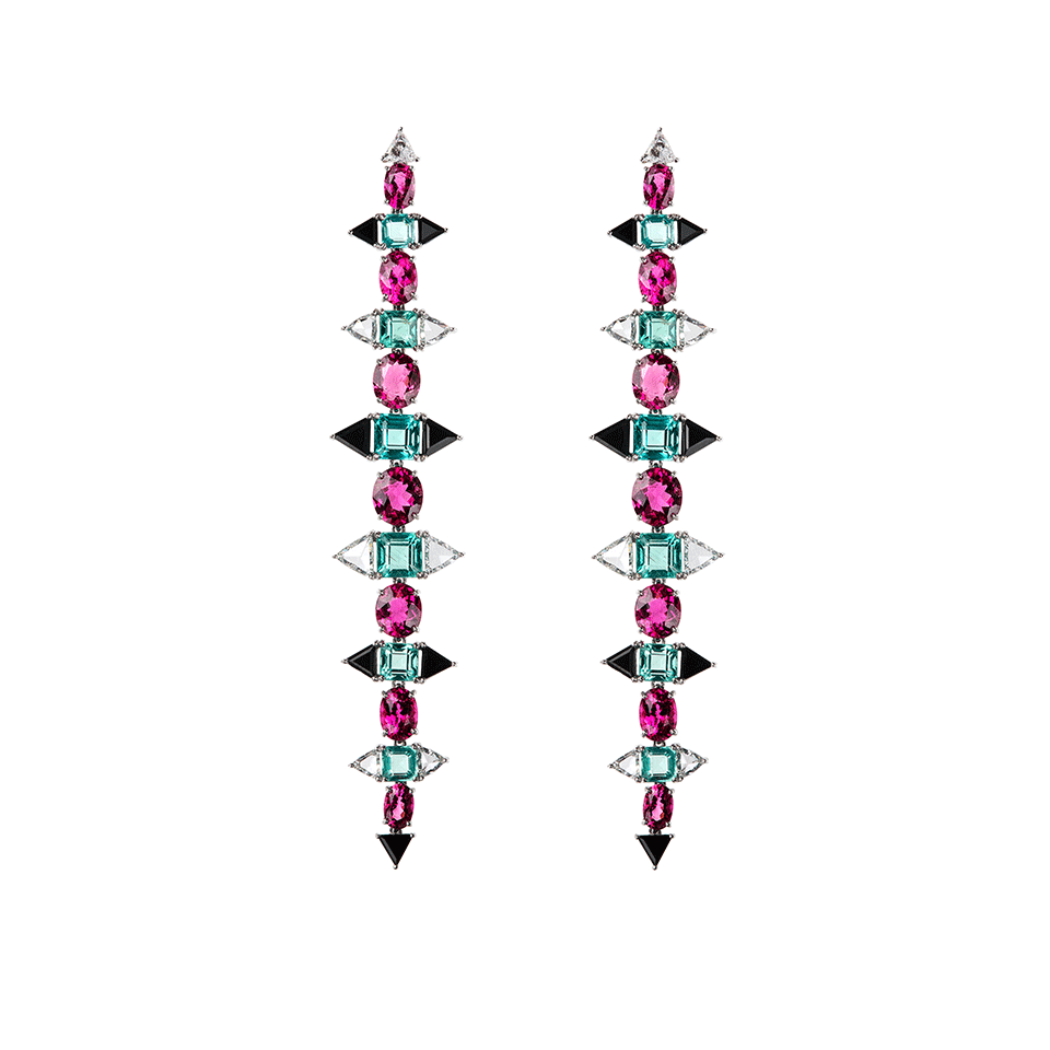 NIKOS KOULIS-Eden Earrings-WHITE GOLD